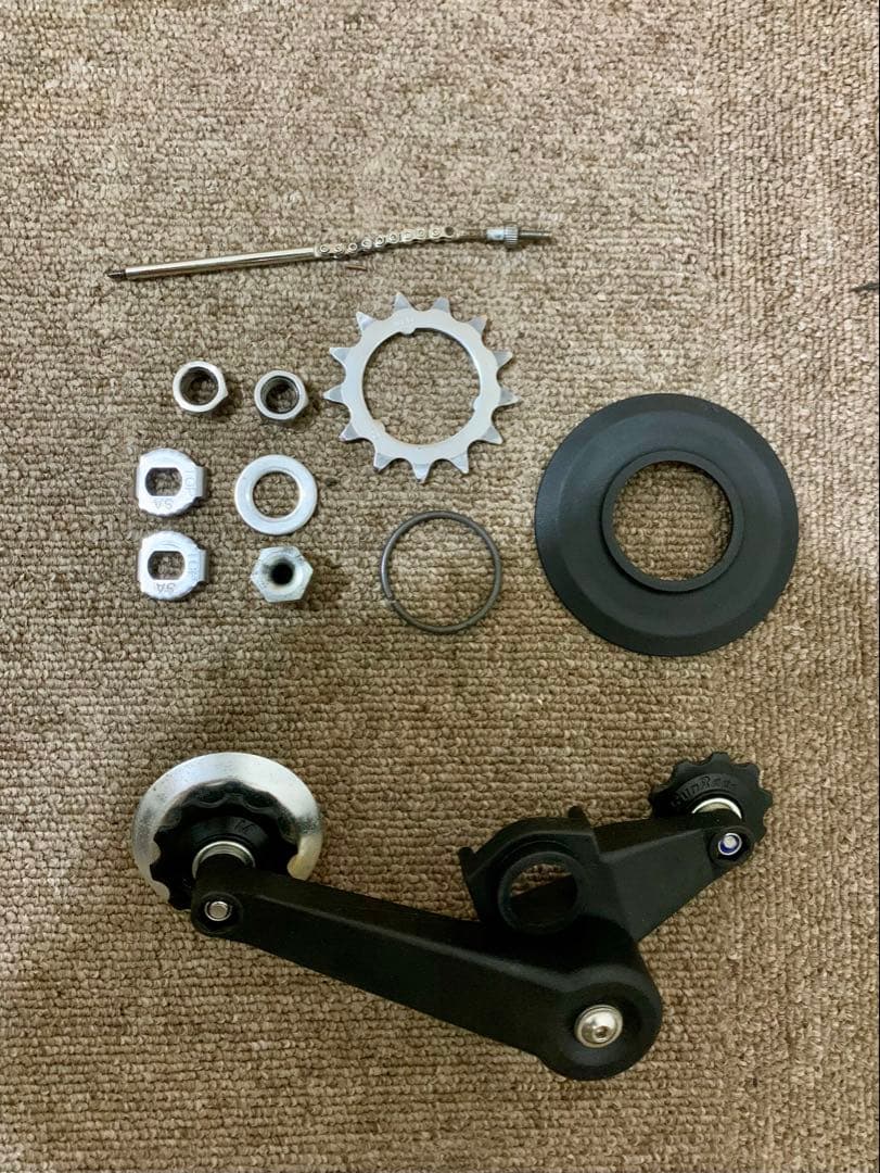 【純正】BROMPTON BSR 16インチホイール　内装3速