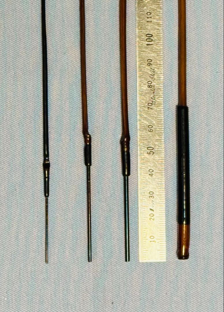 品川和竿やす製作のタナゴ竿　四本継