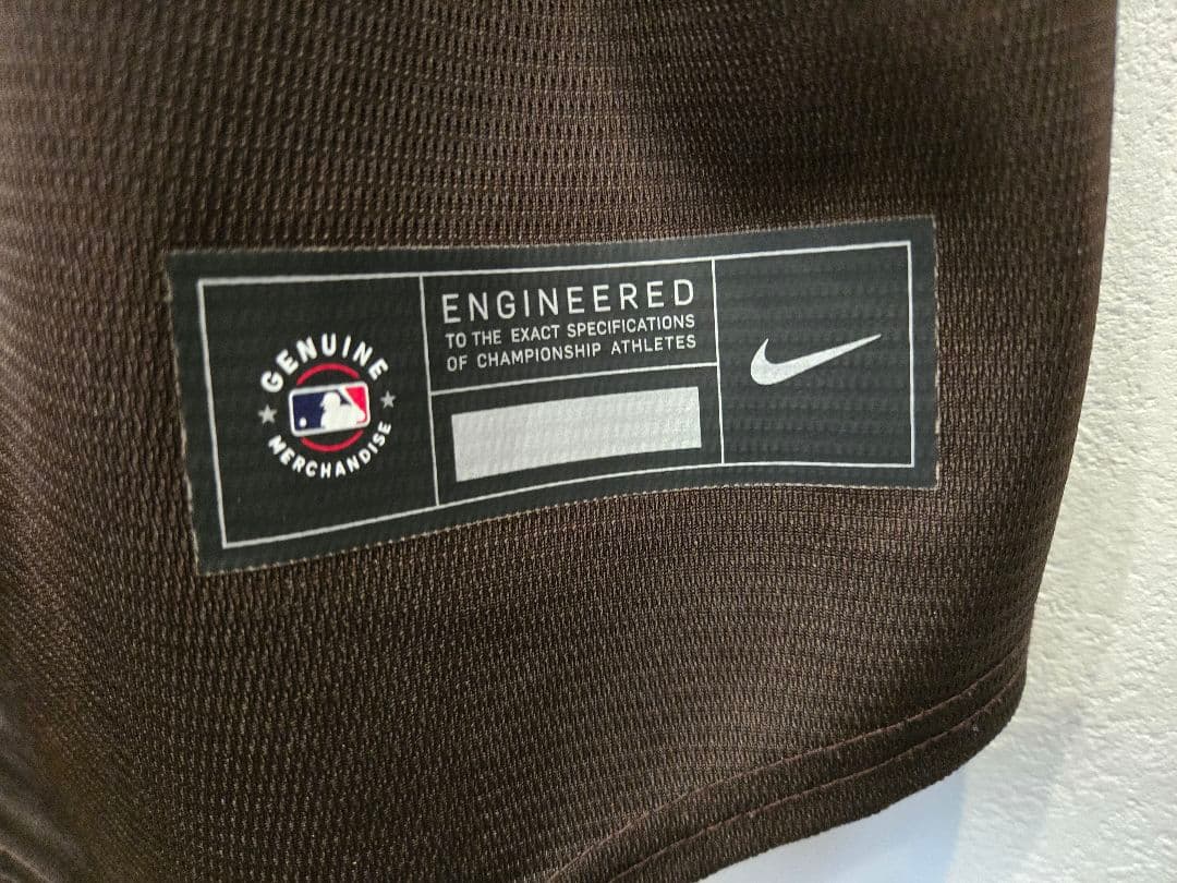 【NIKE】サンディエゴパドレス タティスJr. 公式レプリカユニフォーム XL