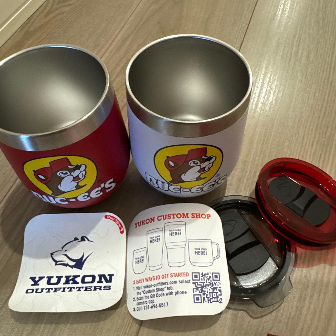 Buc-ee's ステンレスマグカップ ペアセット