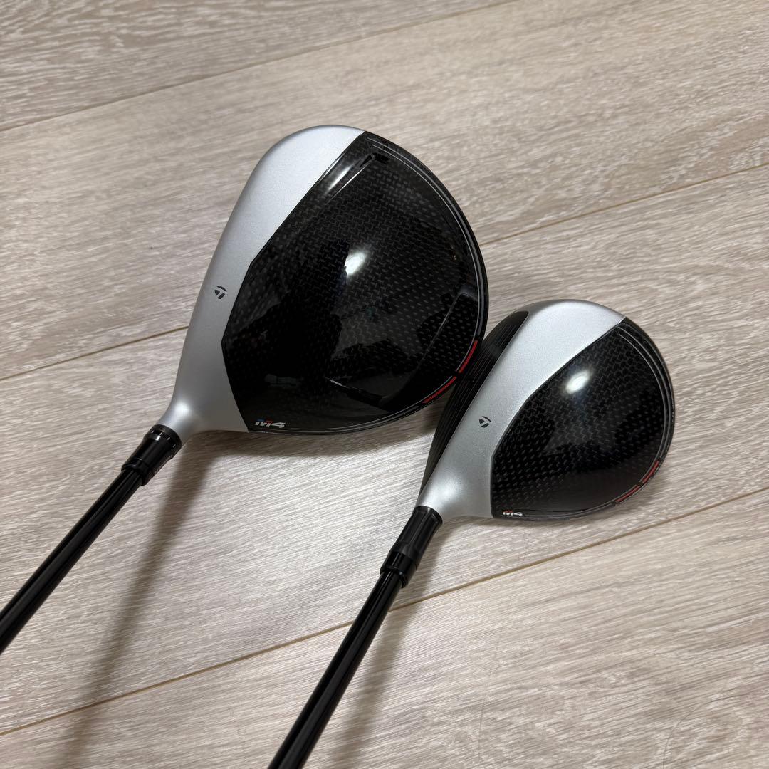 TaylorMade M4 ドライバー フェアウェイウッド 2本セット 1W5W