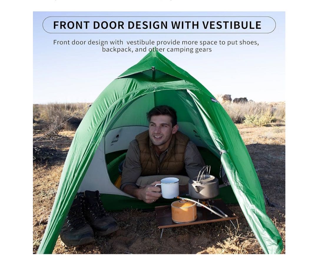Naturehike 軽量ドーム型テント　ソロ用