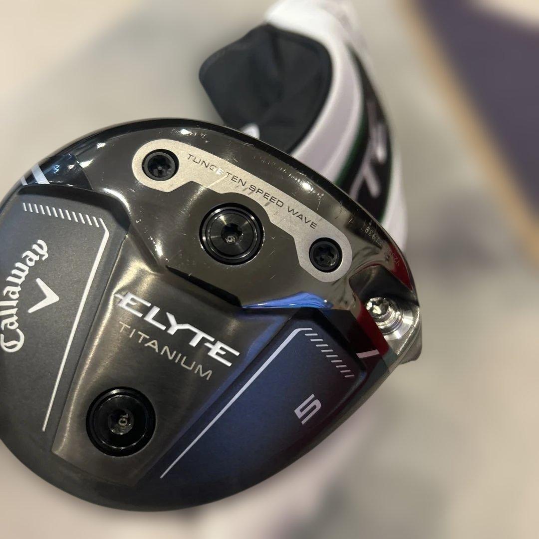 最高の飛距離！高性能！ELYTE TITANIUM 5w ヘッド、ヘッドカバー