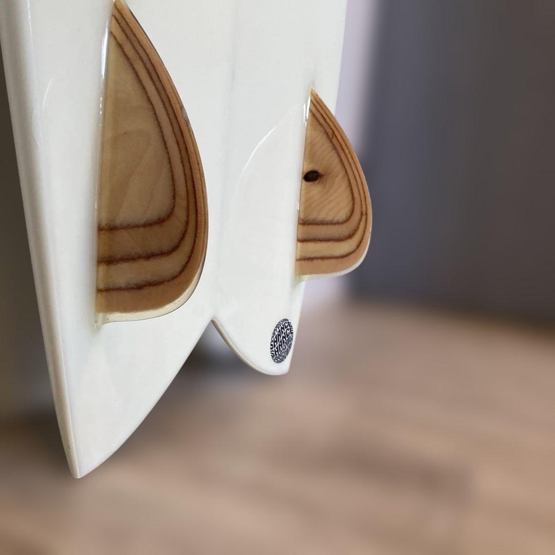 mojosurfboard ツインウッドオンフィンフィッシュ 4'6 138cm