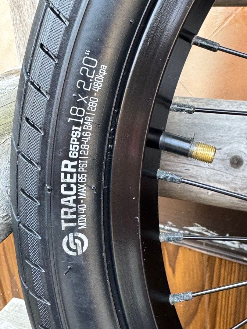 BMX ホイールセット 18インチ SALTPLUS x TREBOL