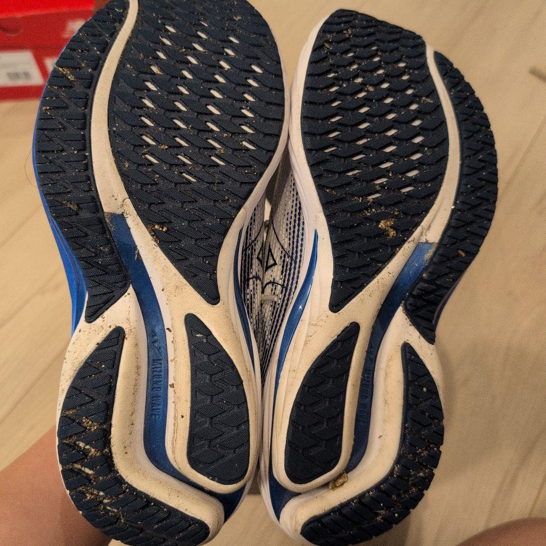 Mizuno Wave Rider 28 ホワイト/ブルー　26.5
