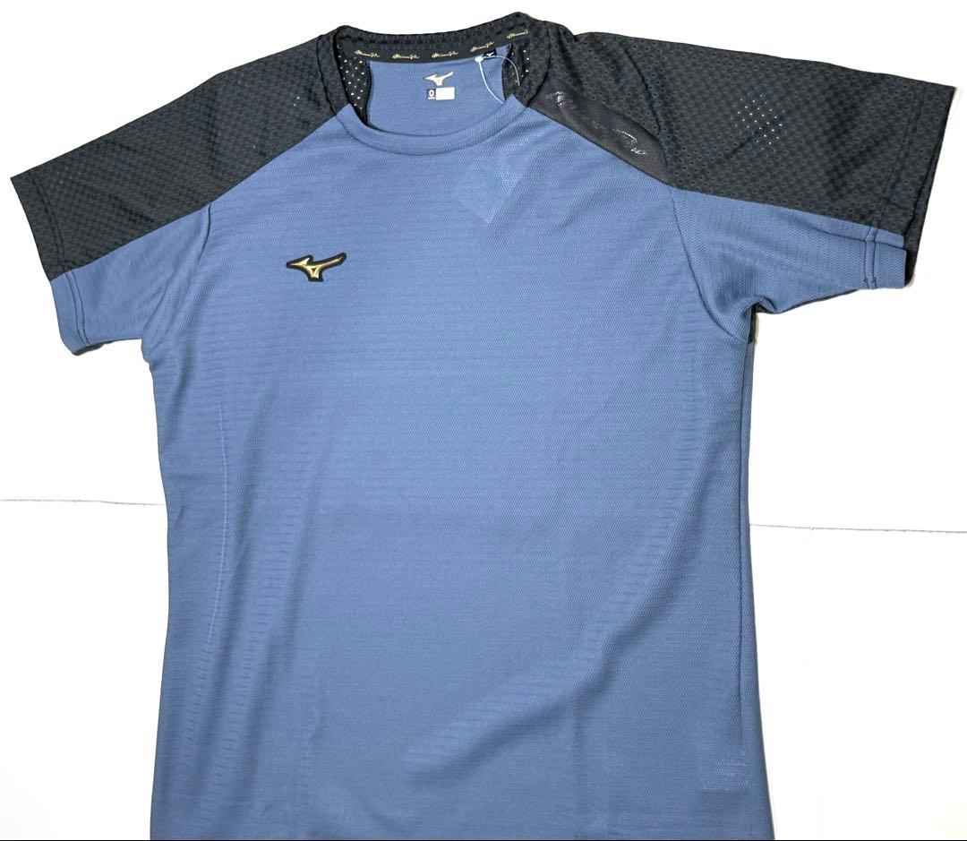 【ミズノプロ】 直営店限定 クーリングTシャツO インディゴ 12JACT82
