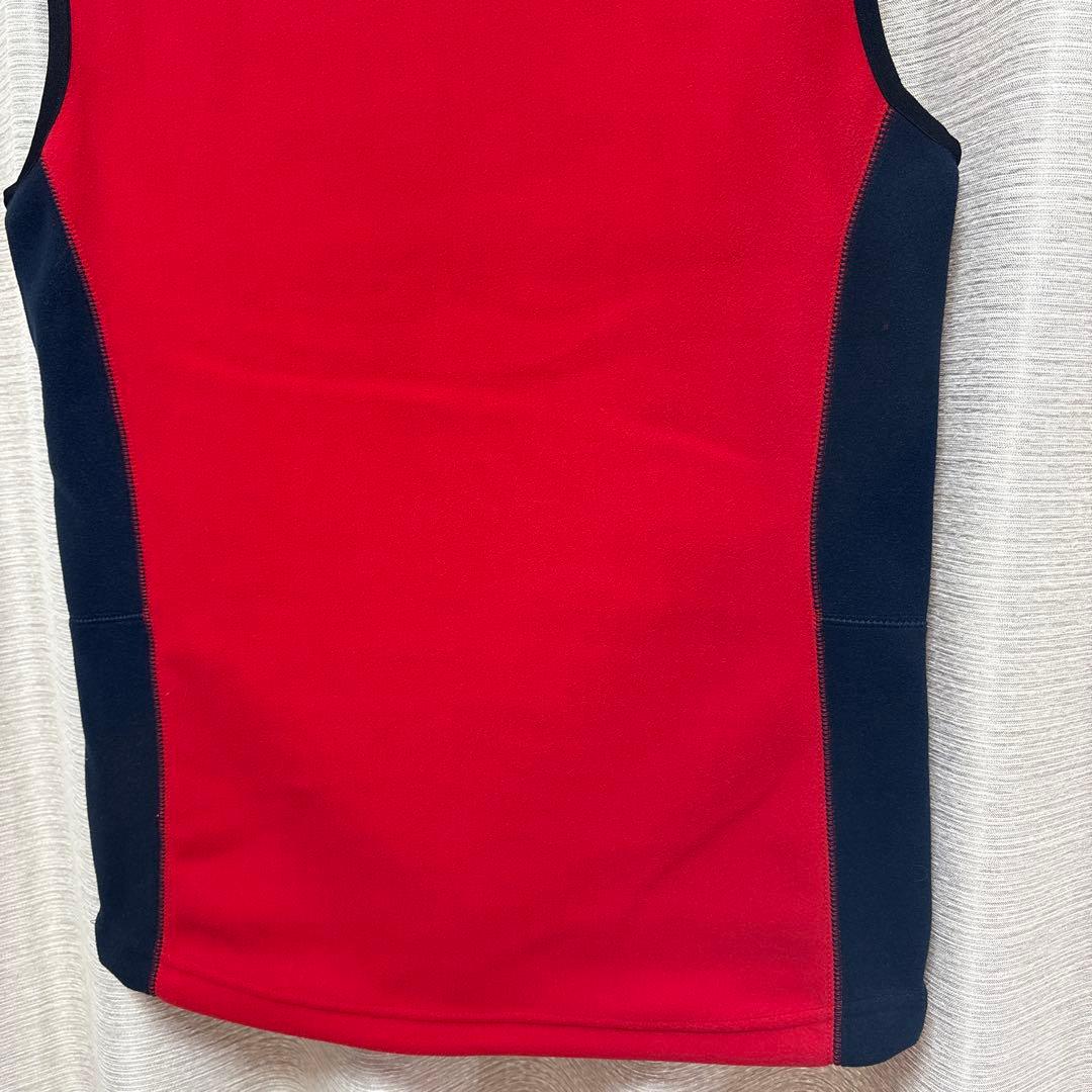 美品　RLX RALPHLAURENSPORTS ベスト　レッド　フリース　S