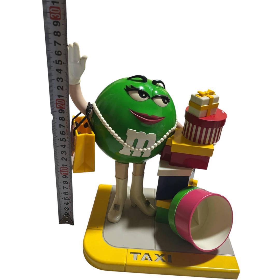 M&M’s グリーン フィギュア TAXI 高さ約27cm ディスプレイ レア