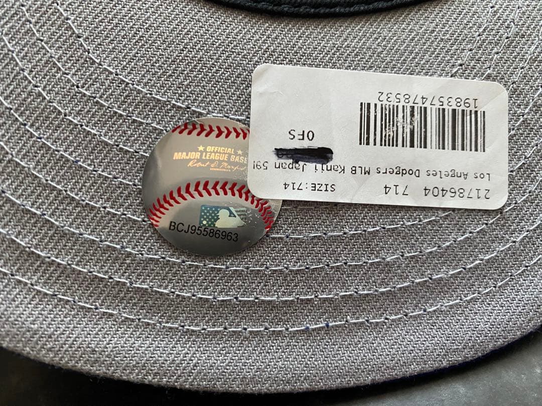 ドジャース NEW ERA キャップ 7 1/4(57.7cm) カタカナ