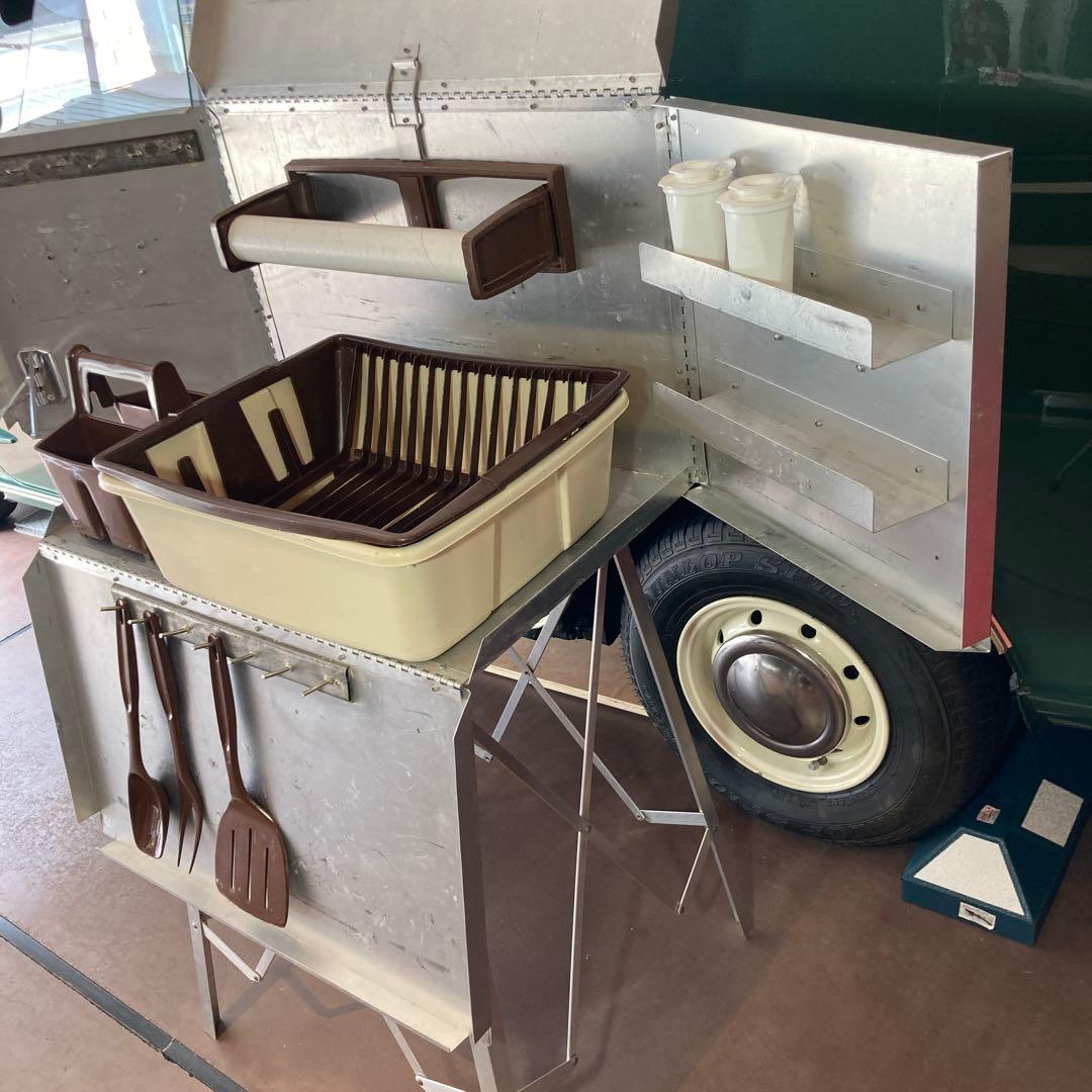 バーベキュー・調理用品 Rare! 1980's Campers Kitcen Texas,U.S.A.