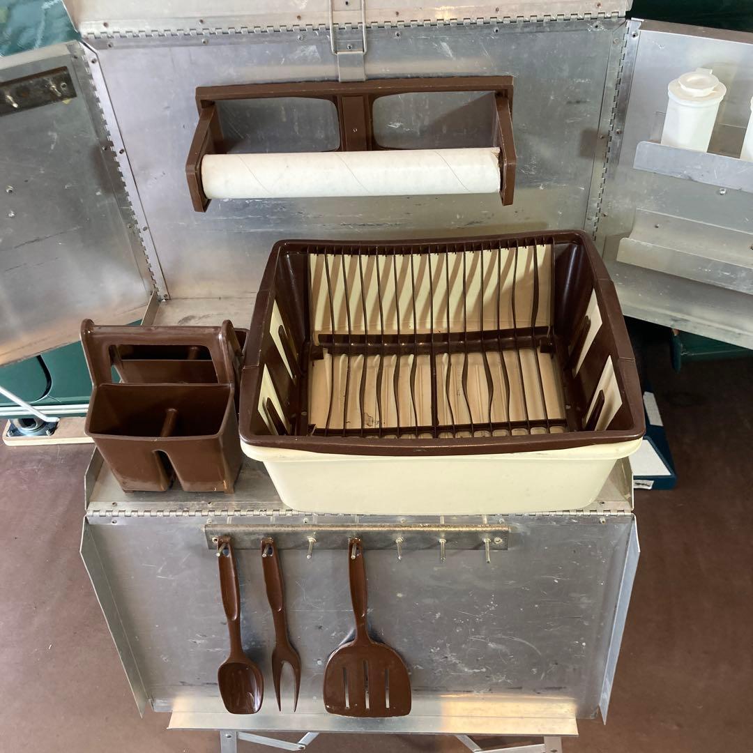 バーベキュー・調理用品 Rare! 1980's Campers Kitcen Texas,U.S.A.