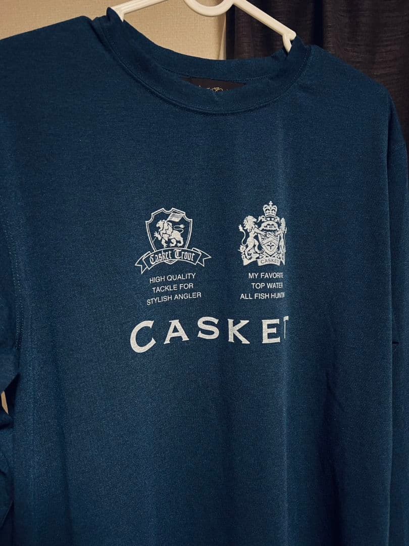 CASKET カスケット 長袖Tシャツ ネイビー 試着のみ