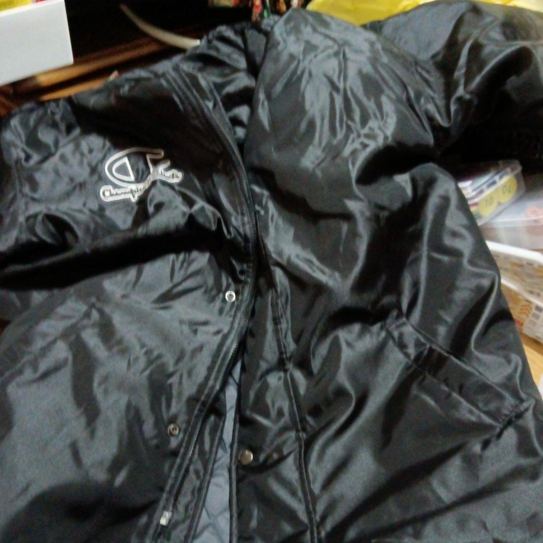 Champion 黒 ナイロンアウター