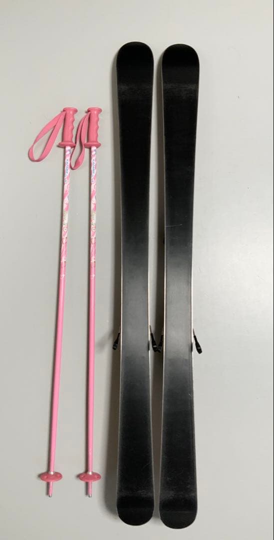 ジュニアスキー　4点セット　K2（ケーツー）板124cm／ブーツ22cm