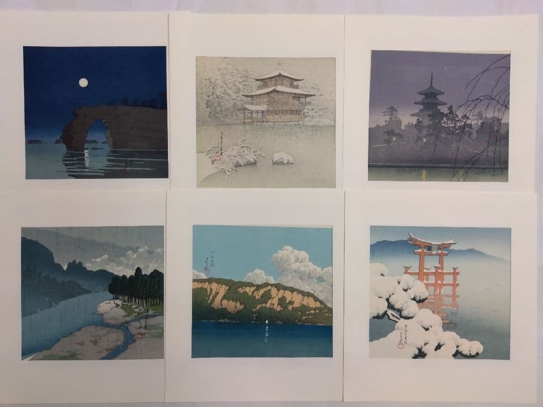 完品・12作品組　川瀬巴水【名所十二景】版元高橋　限定200部