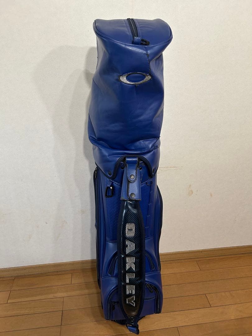 OAKLEY 青 キャディバッグ 合成皮革