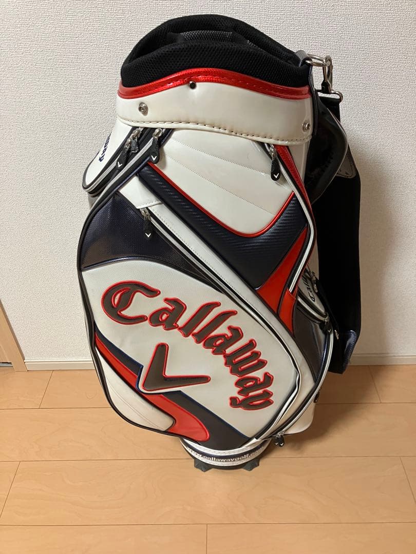 Callaway キャディバッグ ホワイト/レッド/
