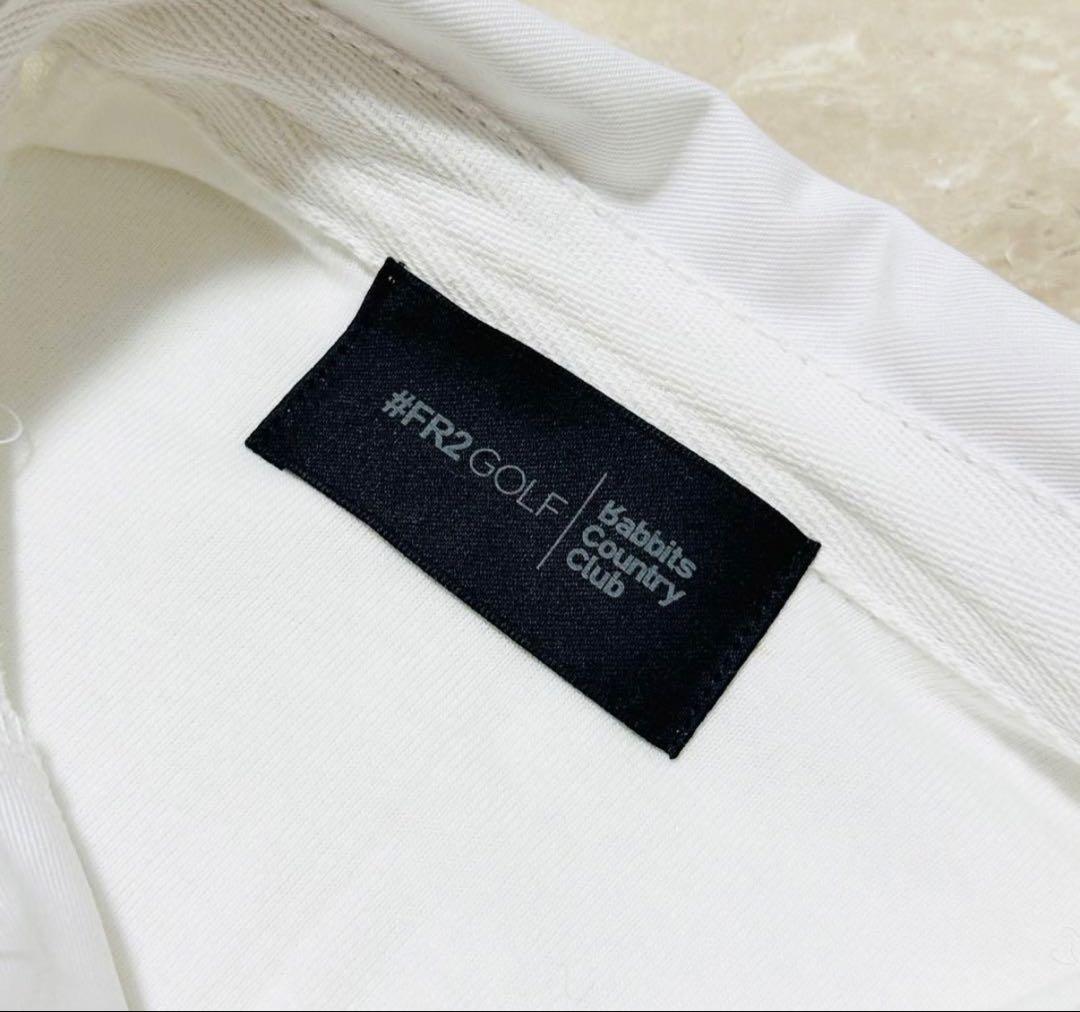 #FR2 GOLF　エフアールツーゴルフ　長袖ポロシャツ　刺繍　バックプリント