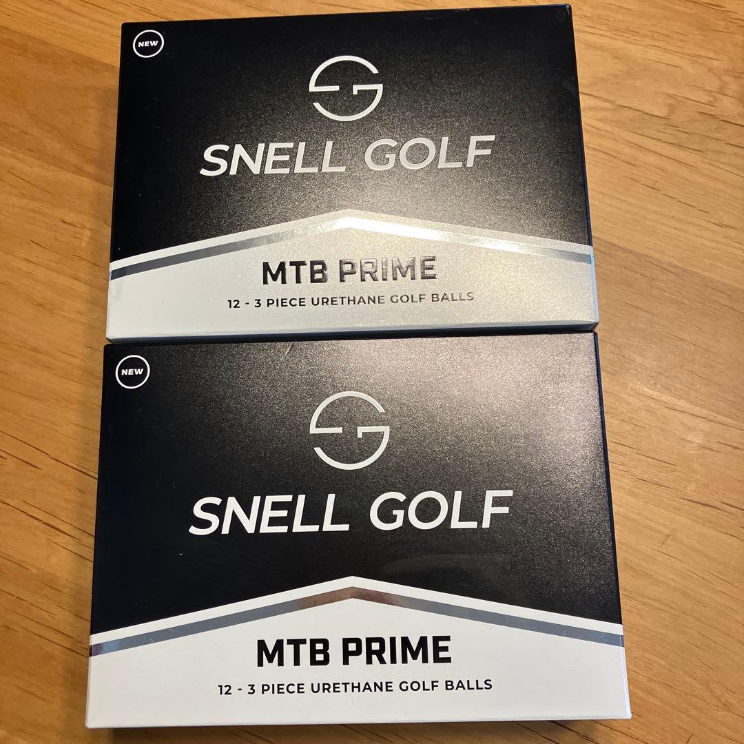 SNELL GOLF MTB PRIME 12個入り　2箱セット売り