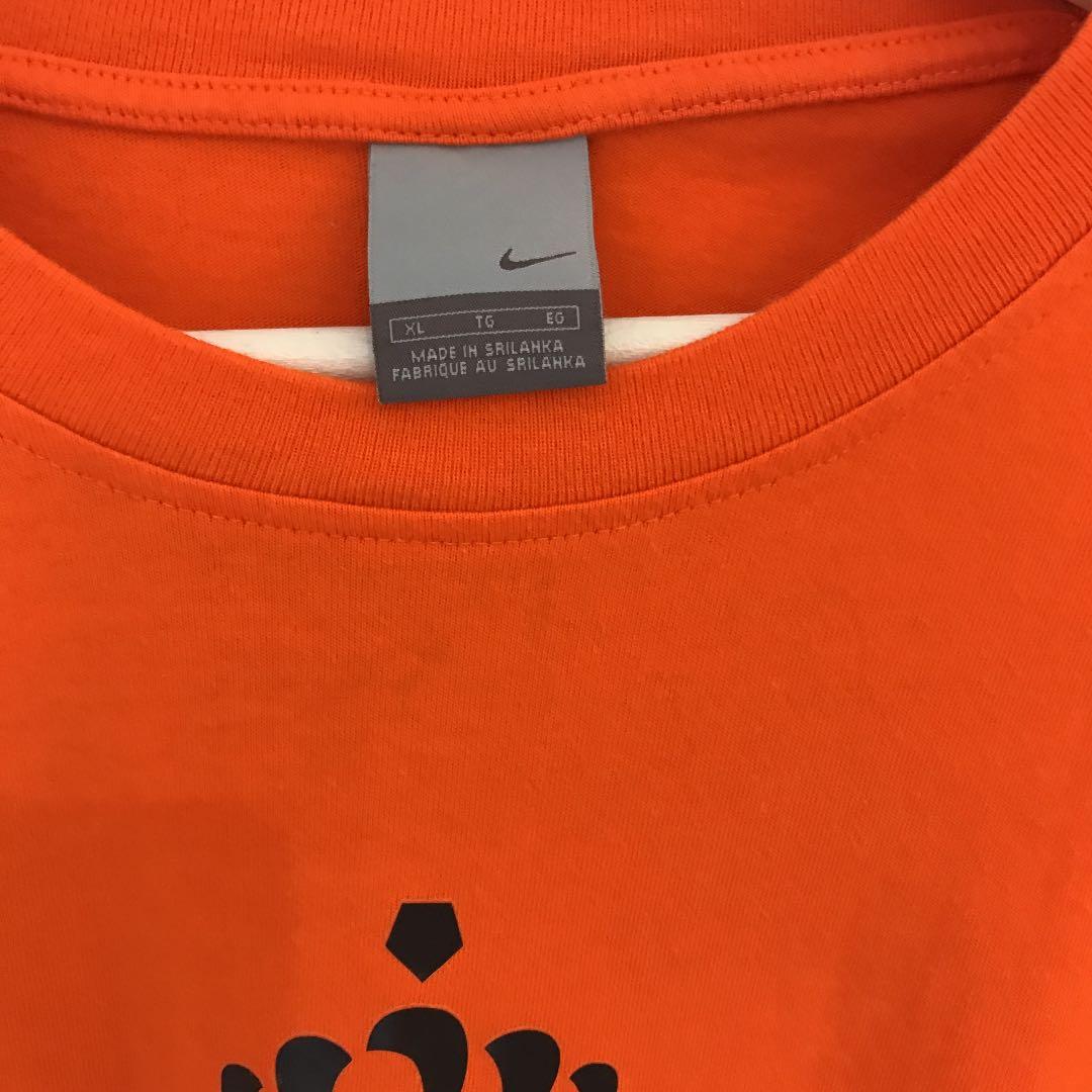 限定完売！ナイキ　サッカーオランダ代表プラックティスTシャツXL/NIKE