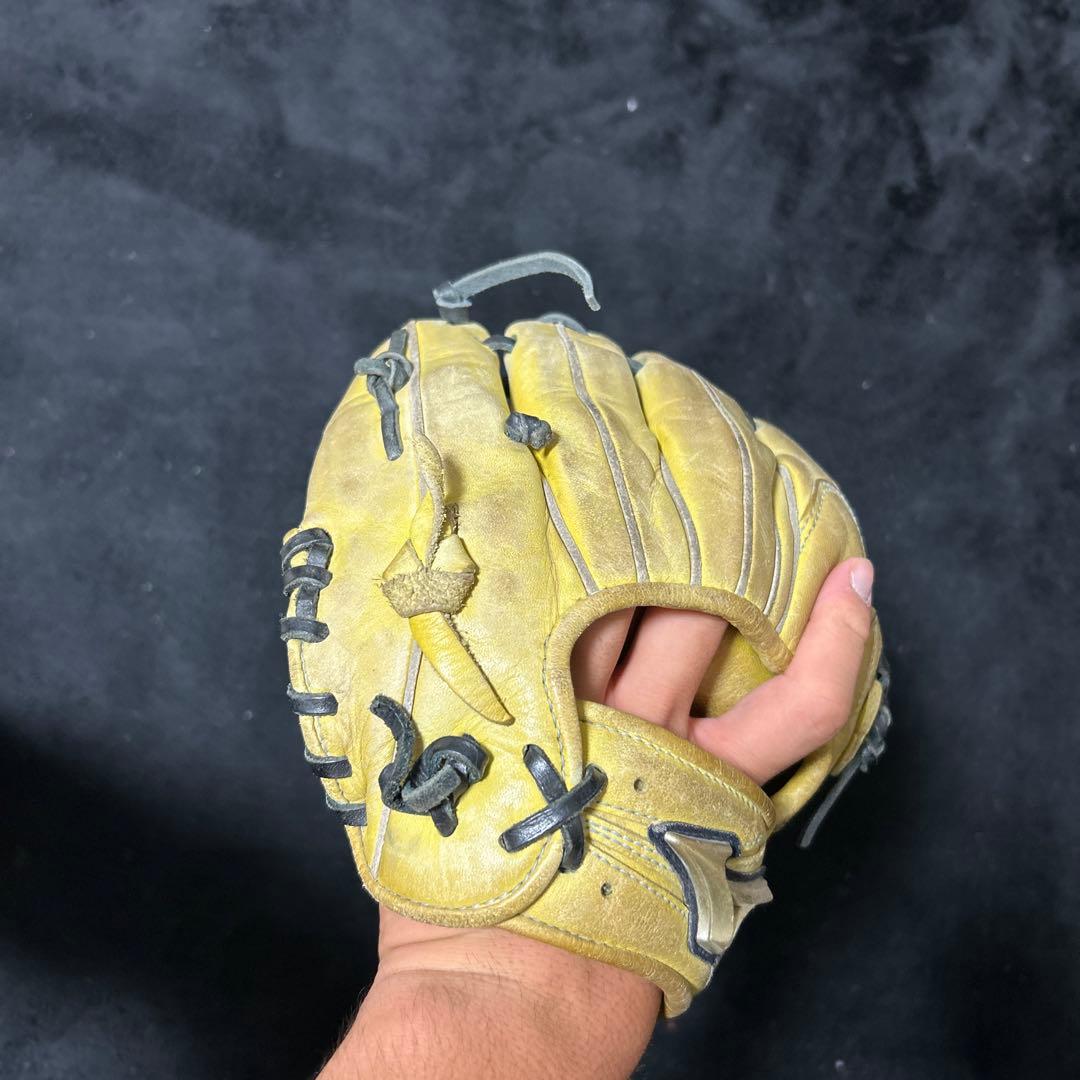 Mizuno Glove Elite イエロー 右投げ用　トレーニンググラブ
