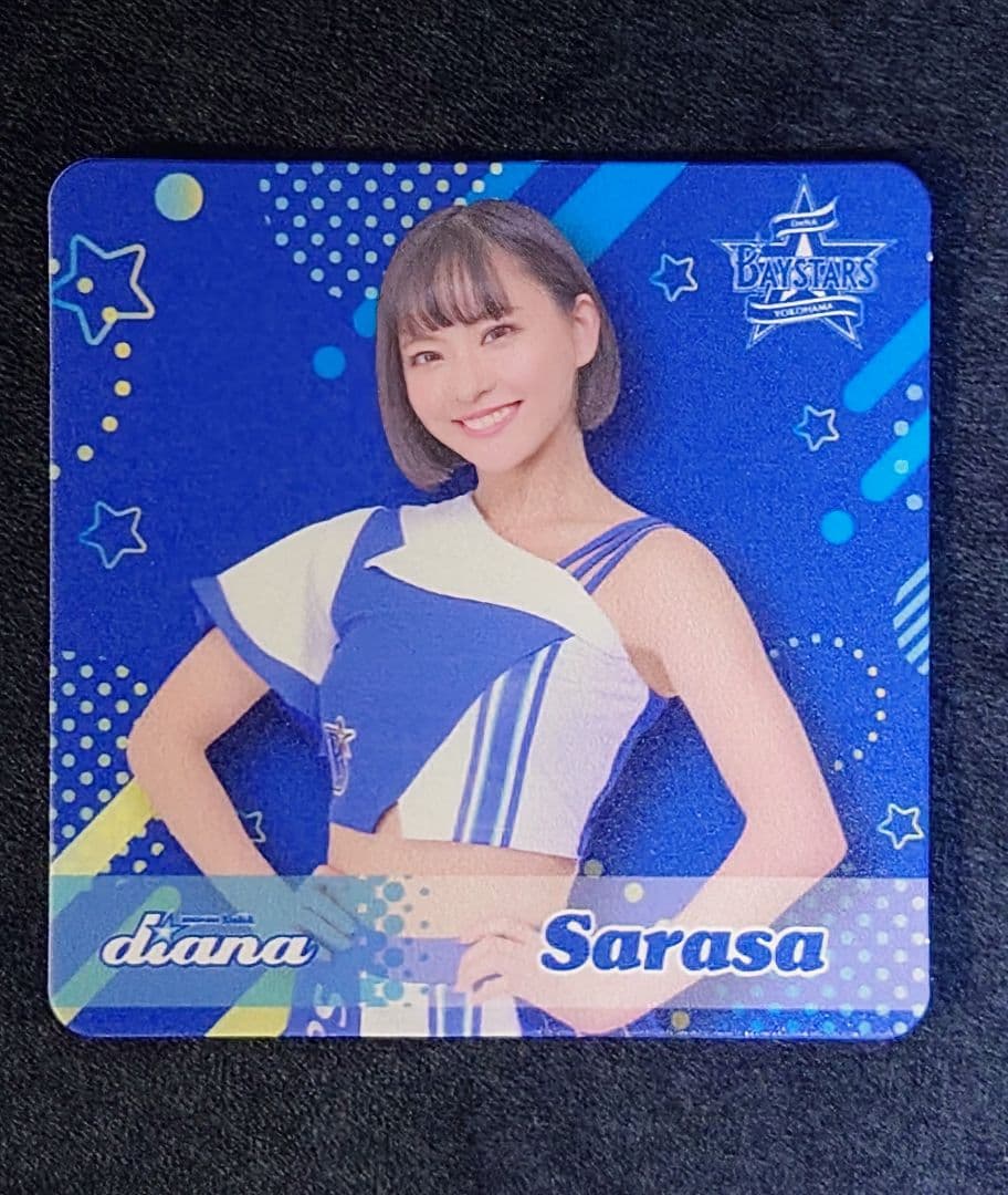 横浜ベイスターズ diana Sarasaさんキーホルダー＆非売品コースター