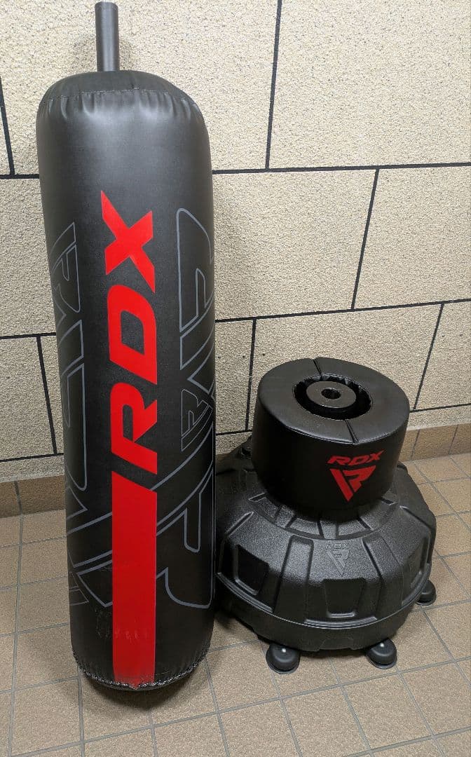 RDX　合成皮革製　自立式　サンドバッグ　マット付き　引取