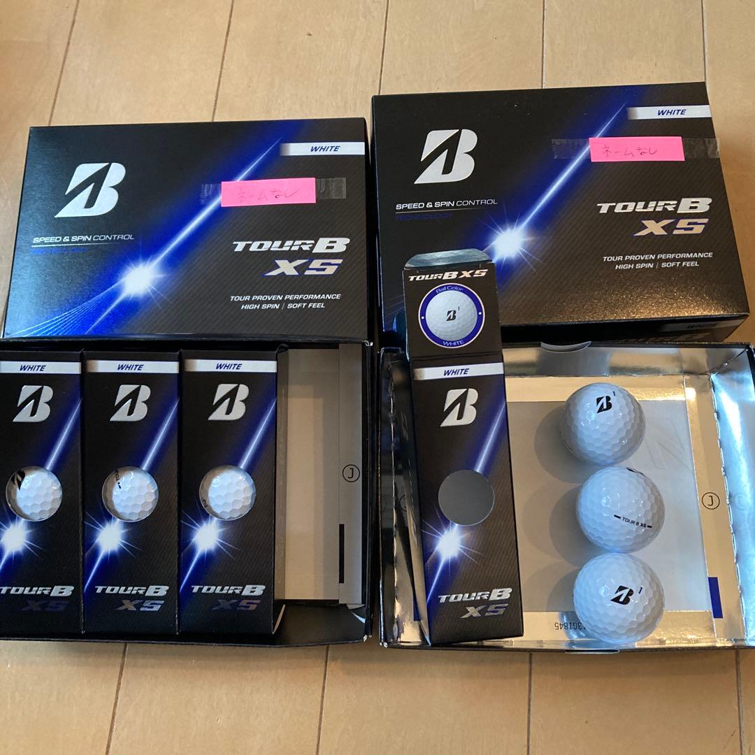 最新ブリヂストン TOUR B XS ゴルフボール 4個セット