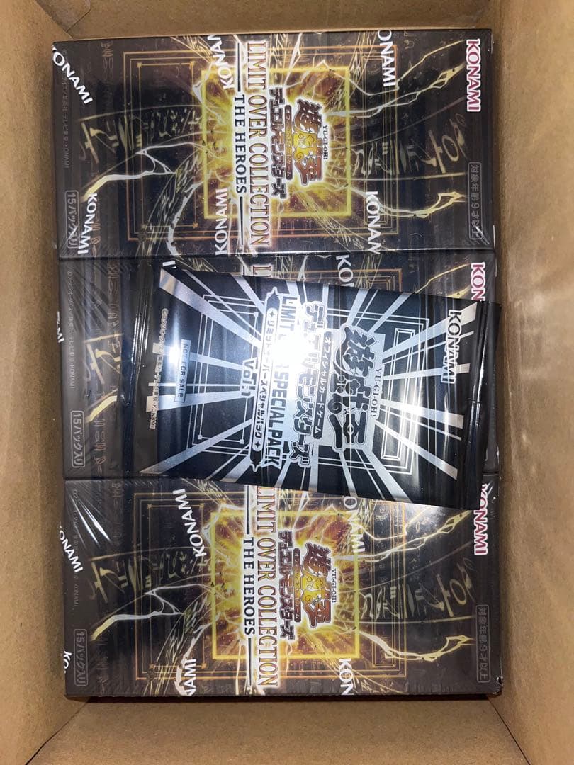 遊戯王 リミットオーバーコレクション THE HEROS 3BOX シュリンク付