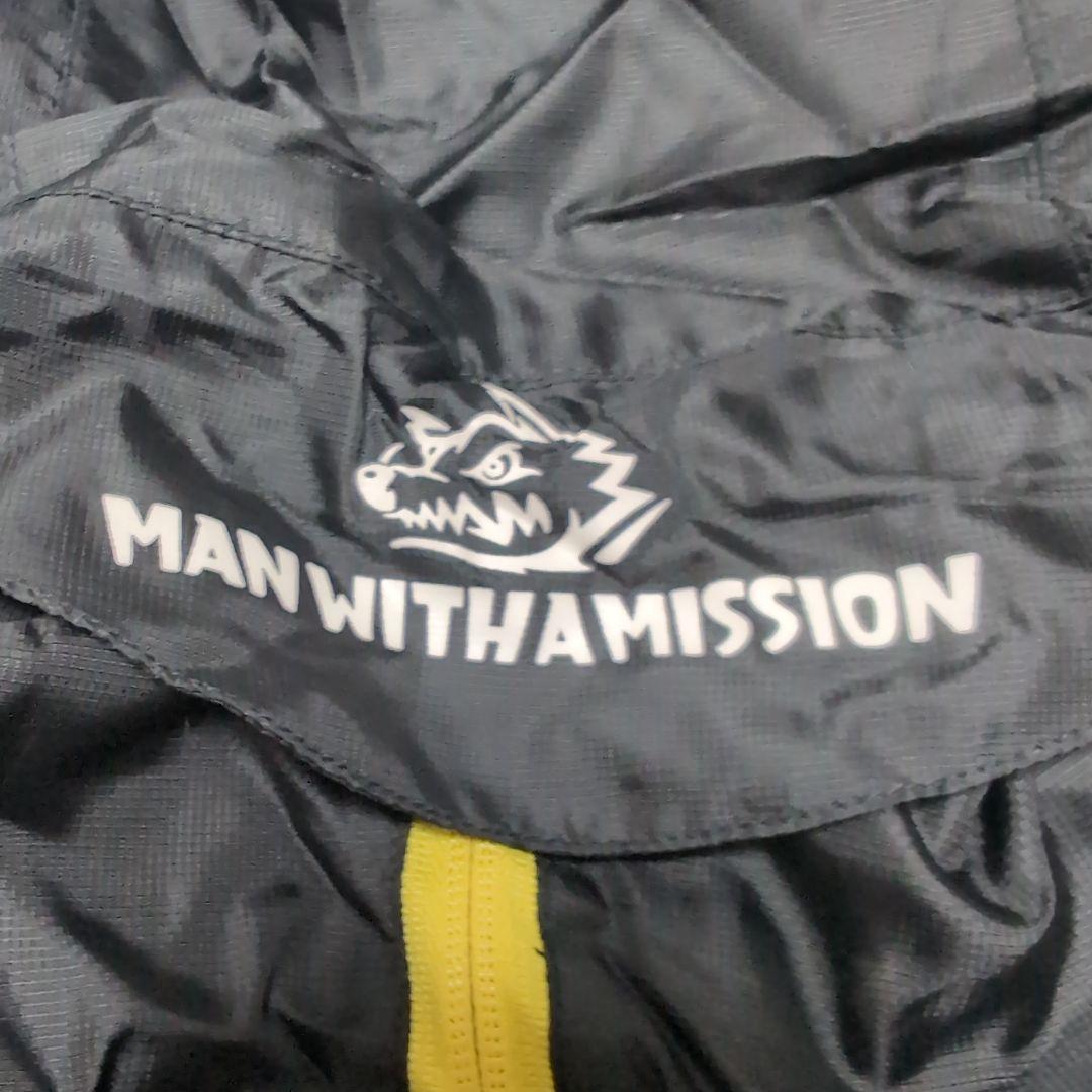 極美品　MAN WITH A MISSION　ナイロンジャケット　ジップパーカー