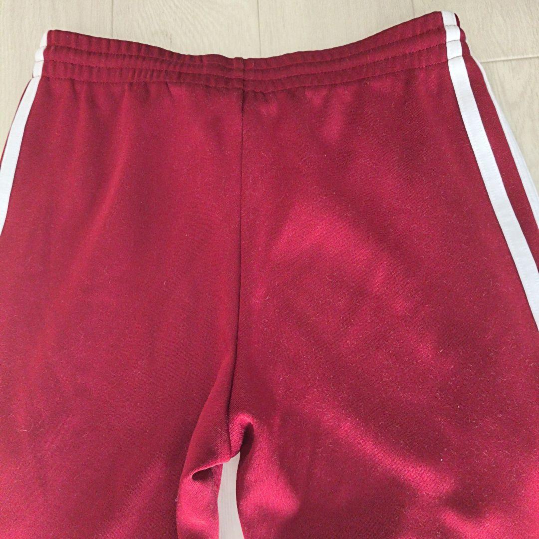 adidas バーガンディ ジャージパンツ