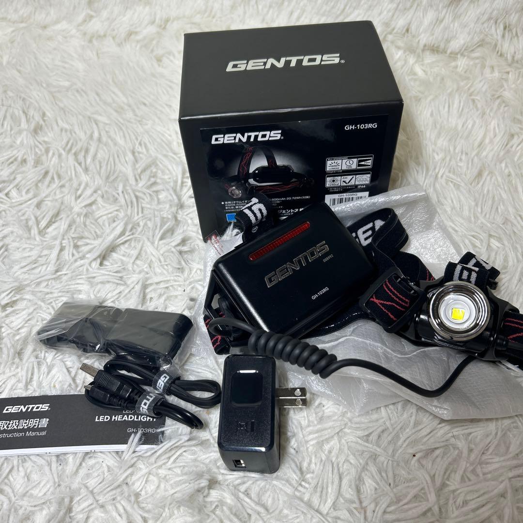 【未使用級】ヘッドライト ジェントス GH-103RG