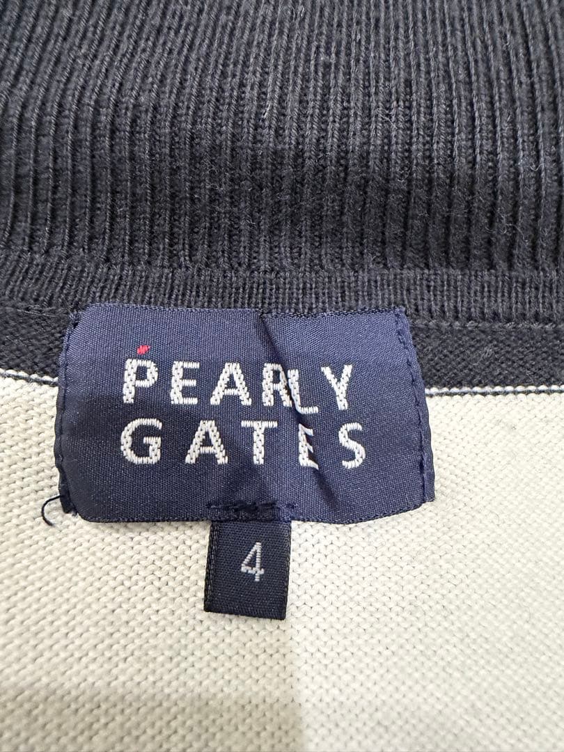 PEARLY GATES（パーリーゲイツ） ボーダー タートルネック ニット