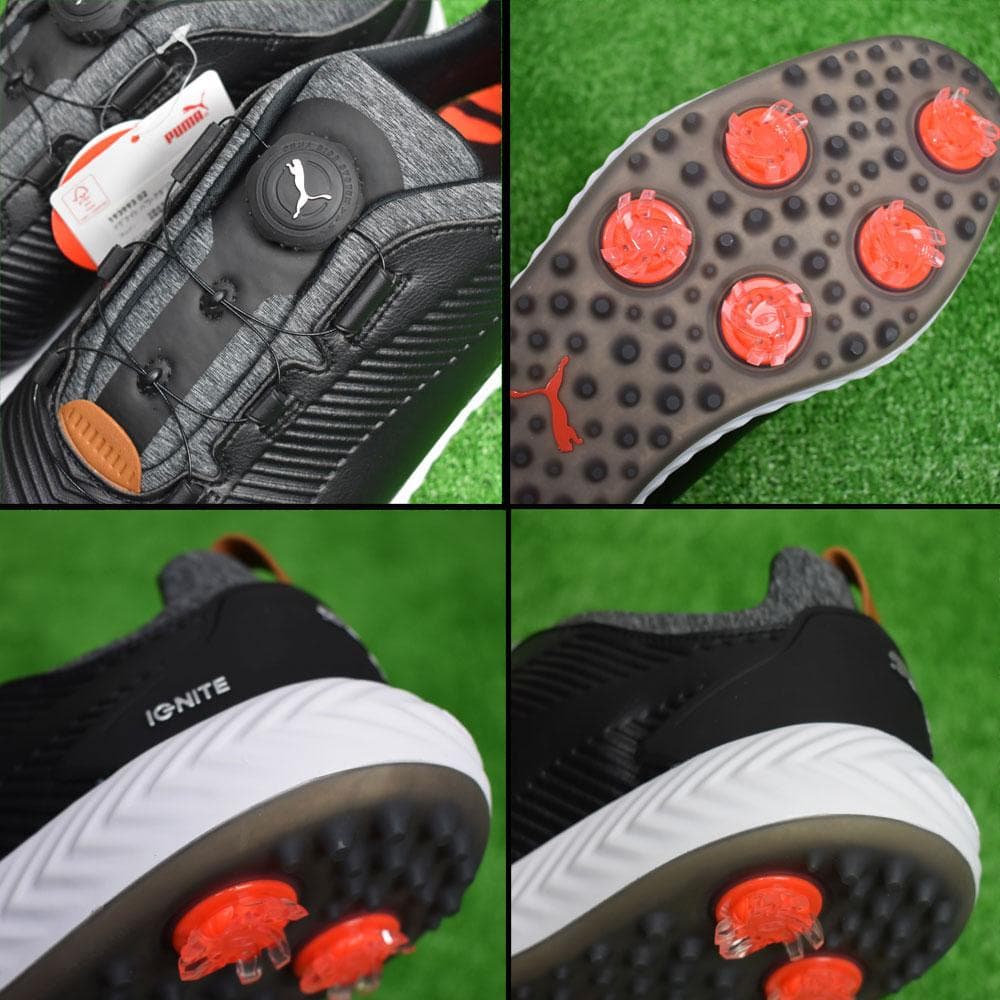 PUMA/プーマ ゴルフ イグナイト ゴルフシューズ【ブラック/27.0㎝】新品