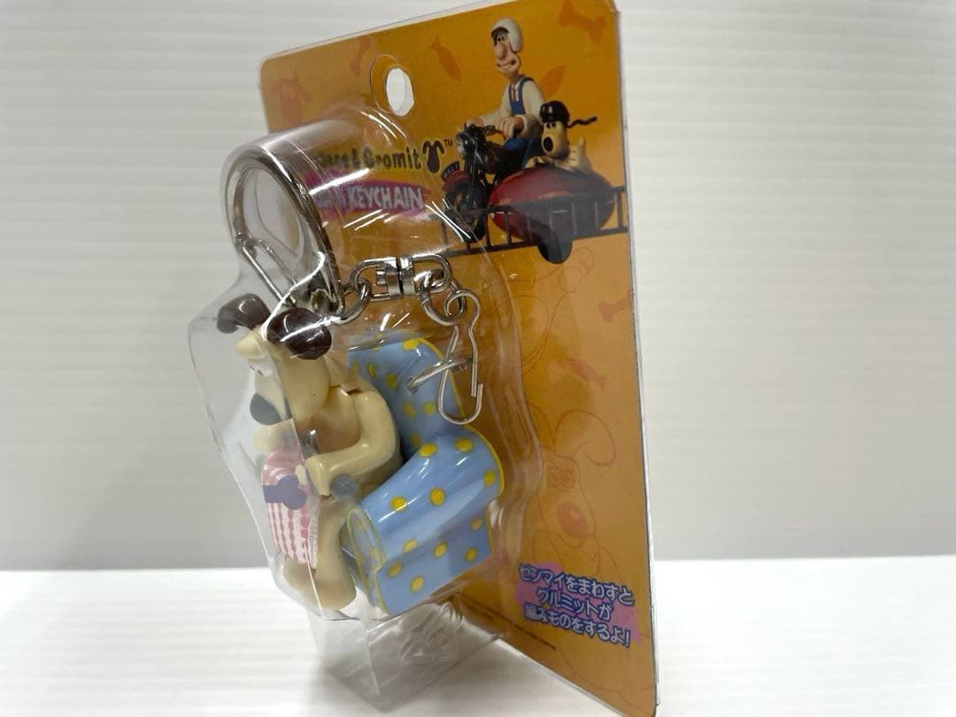 【レア】ウォレスとグルミット アクション キーチェーン キーホルダー 未開封