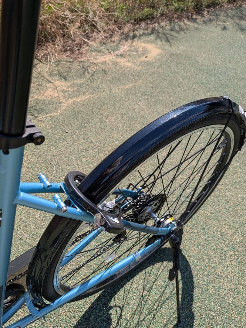 シティサイクル 前カゴ付き 27インチ 九州大学伊都キャンパスで自転車を受け取る