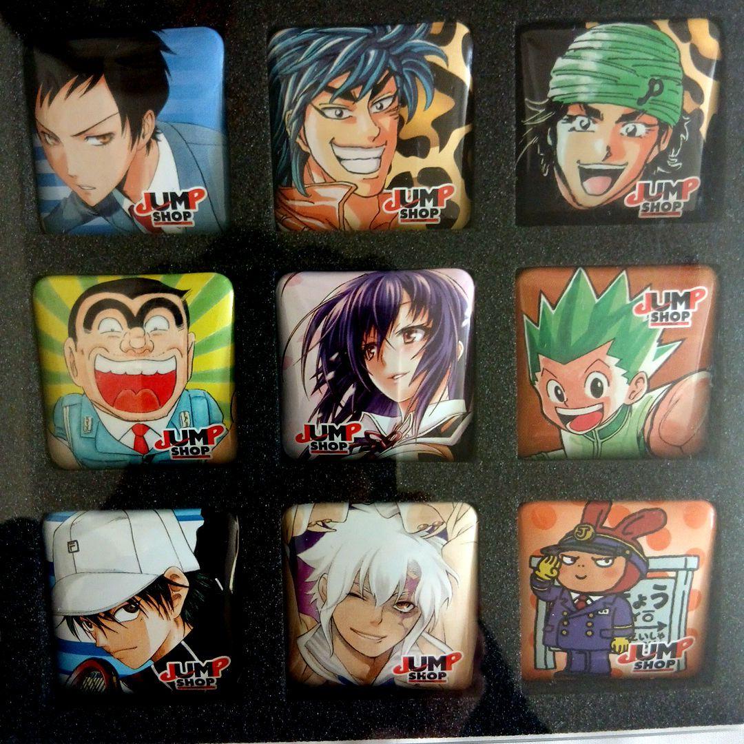 激レアJUMP SHOP キャラクター缶バッヂセット
