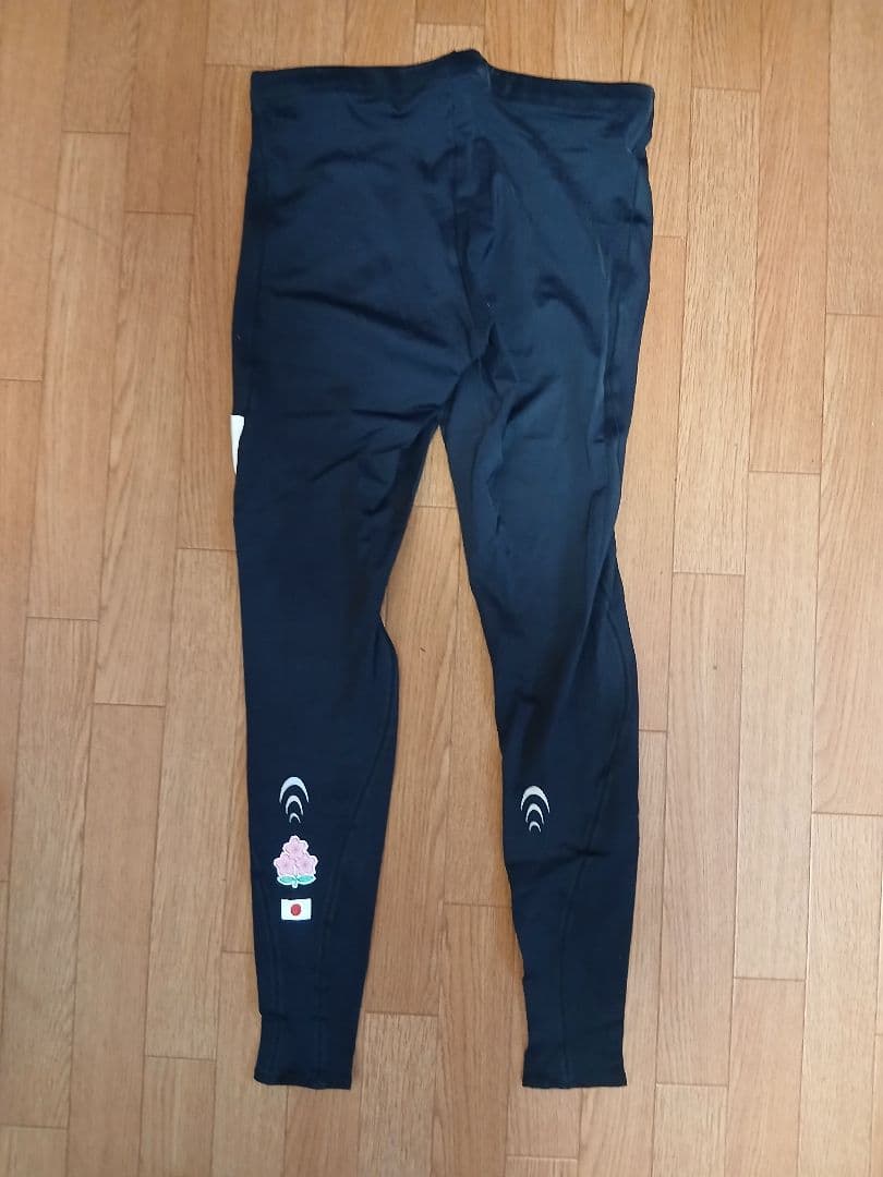 C3fit 黒タイツ ロゴ・桜デザイン 日本代表