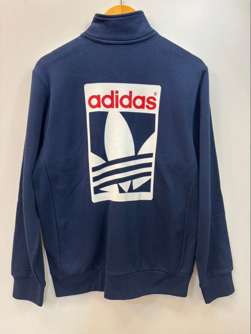 adidas original バックプリントスウェットトラックジャケット O