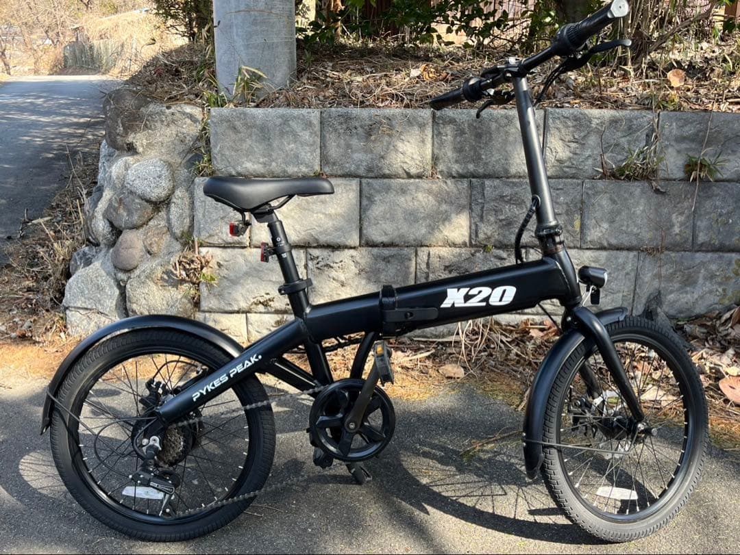 【送料込‼︎】PYKES PEAK X20 電動アシスト自転車折りたたみ走行距離少
