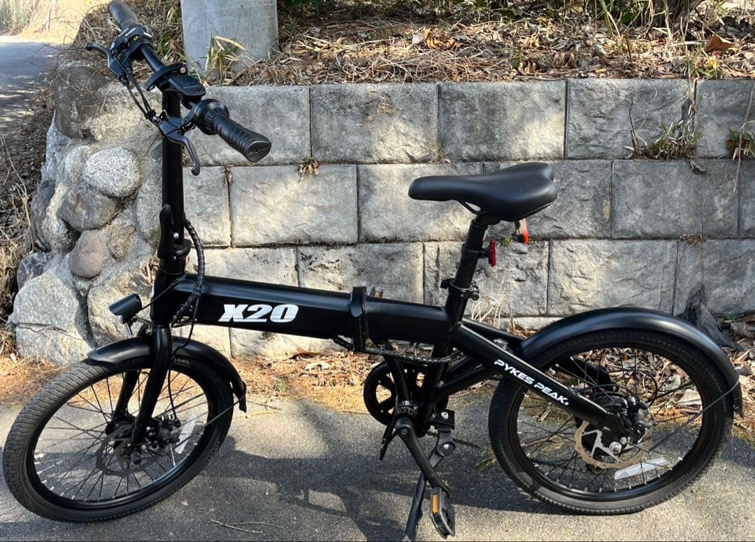 【送料込‼︎】PYKES PEAK X20 電動アシスト自転車折りたたみ走行距離少