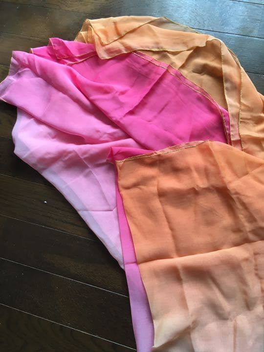 ベリーダンス レッスン着　衣装　ベール　まとめてセット