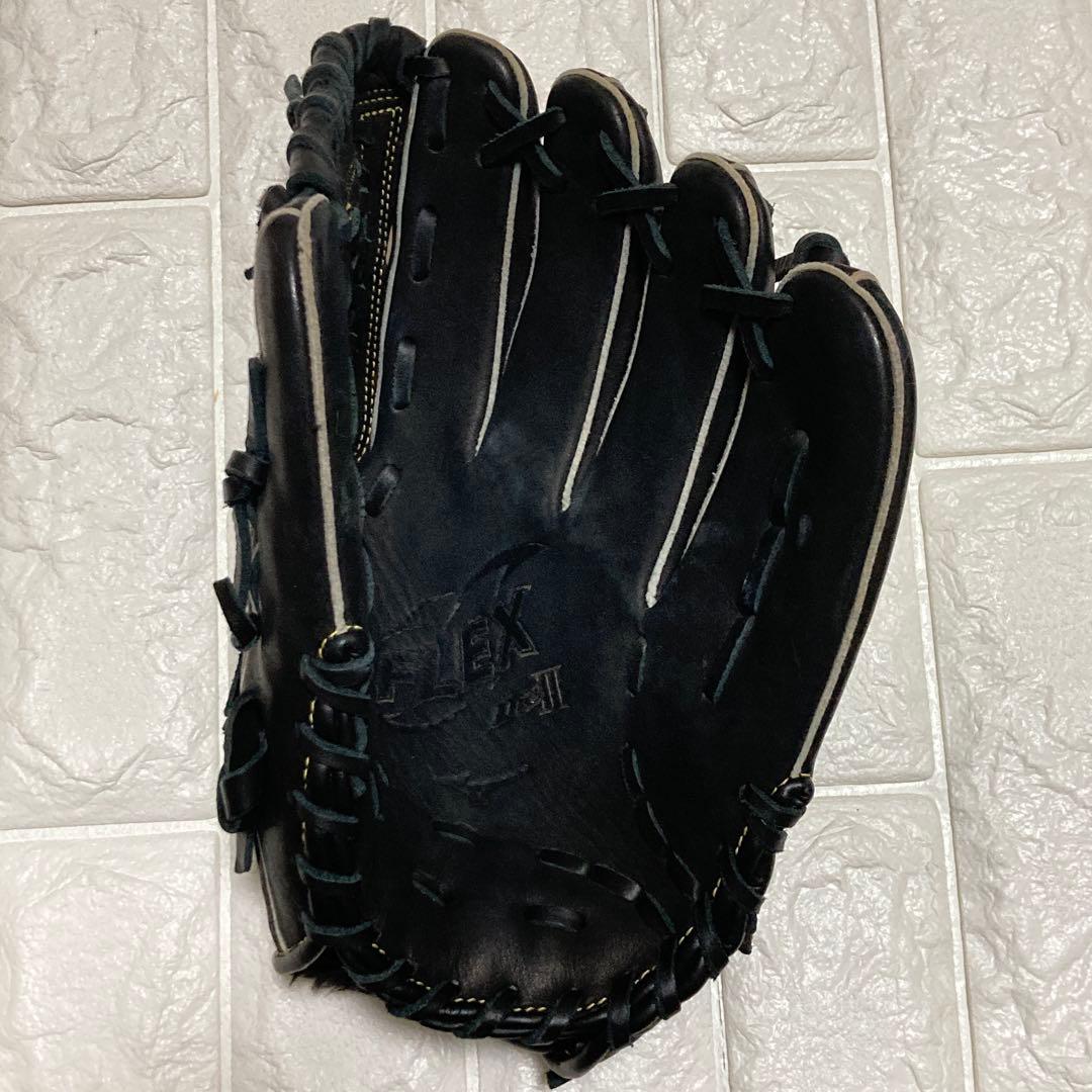 美品 ミズノ 野球 一般軟式グローブ オールラウンド 軟式 FLEX DUO Ⅲ