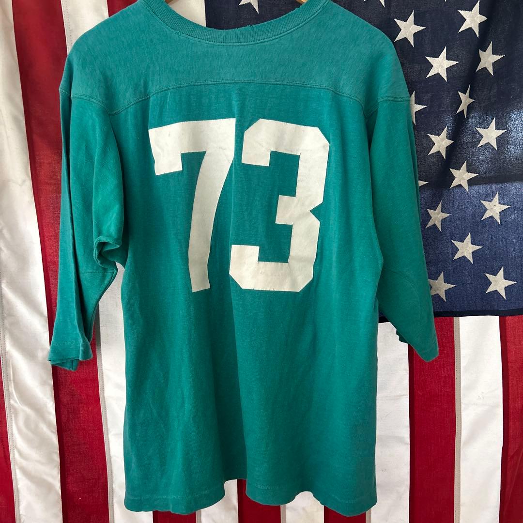 70〜80s CAMP MAC football T-shirt