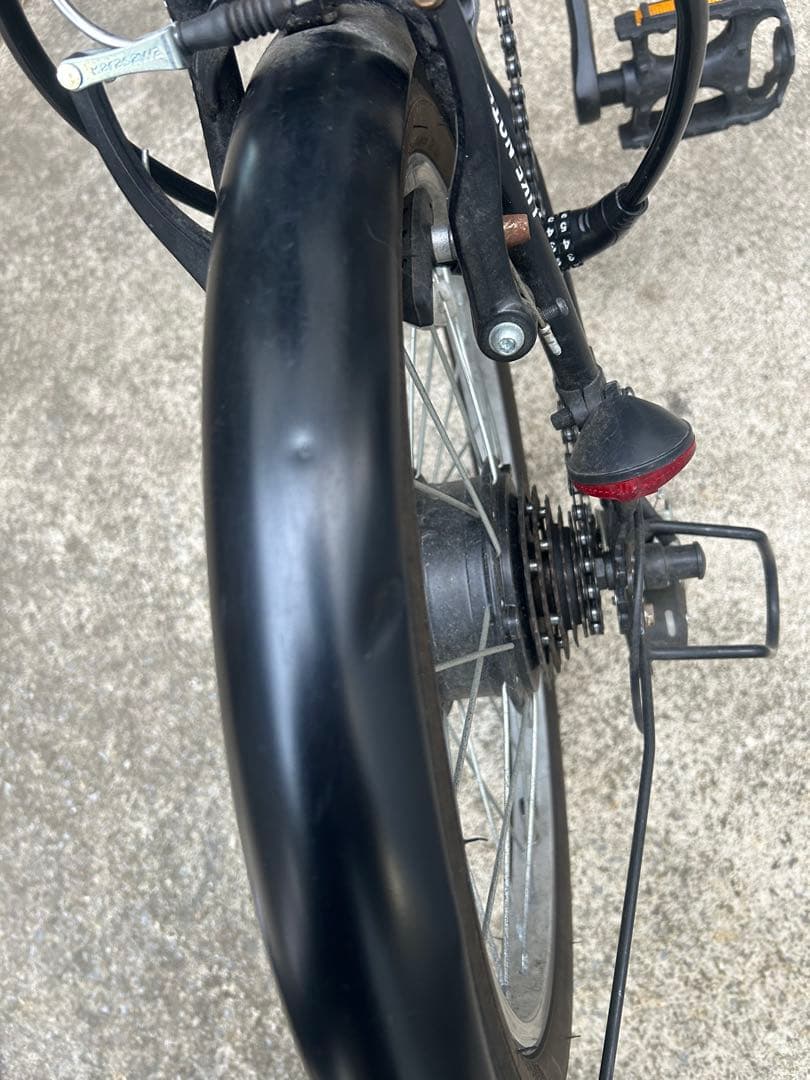 HUMMER 折り畳み電動アシスト自転車 ブラック