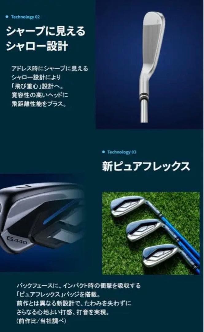 PING G440（New MCI 80R）アイアンセット5本