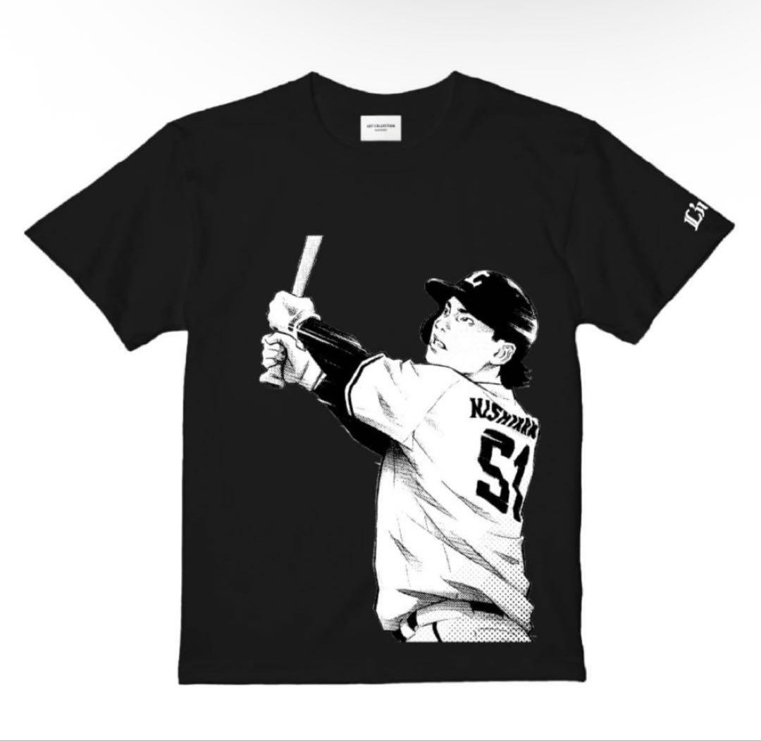 埼玉西武ライオンズ　アートコレクションTシャツ　西川愛也