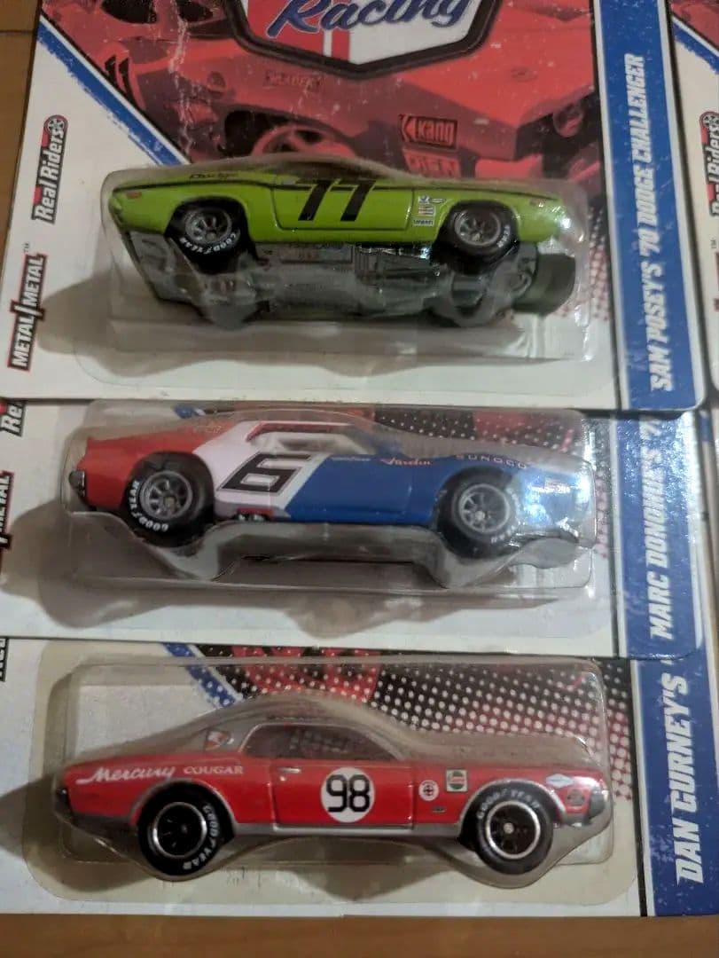 ホットウィール Hotwheels ヴィンテージレーシング 6台セット 未開封