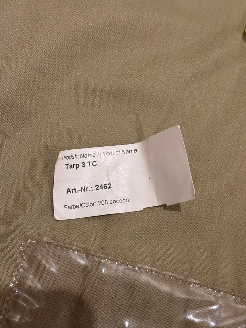 テント・タープ TATONKA Tarp 3 TC